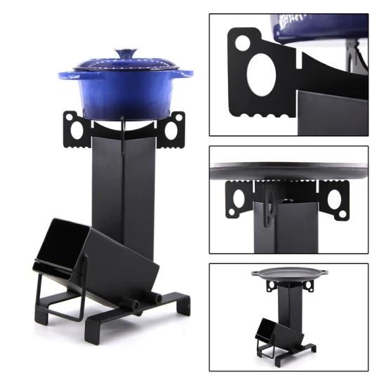 Camping-Rocket-Stove-with-Handle-Camping-Survival-Gear-Self-Feeding-Wood-Burning-Stove