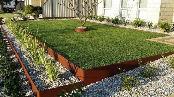 Metal Garden Edging Corten Steel Lawn Edge