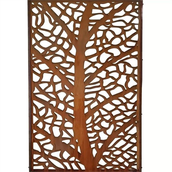 Laser Cut Metal Fence