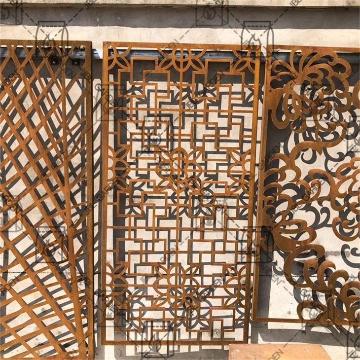 Metal Material Patio Privacy Screen