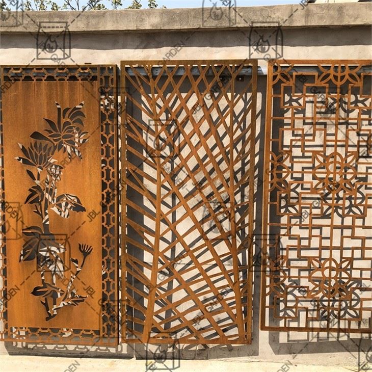 Metal Material Patio Privacy Screen