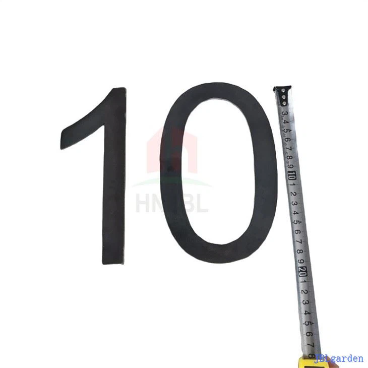 Modern Metal House Numbers