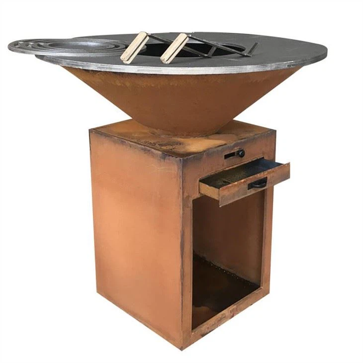 Outdoor Fire Pit Cooking Grill