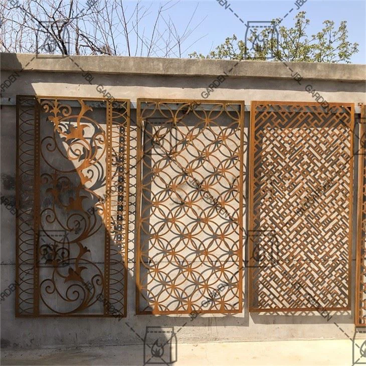 Real Rust Steel Laser Cut Screens