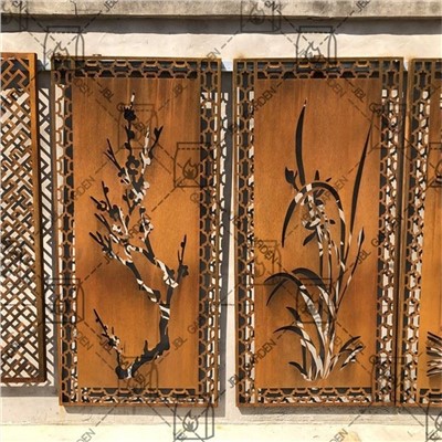 Musta teräspaneelinäyttö