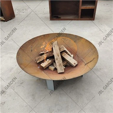Corten Steel Gas Fire Pit Pöytä