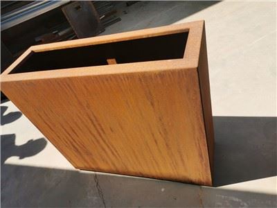 Vähän huolto Corten Steel Planter Box