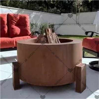 Ruostumaton Propaani Fire Pit