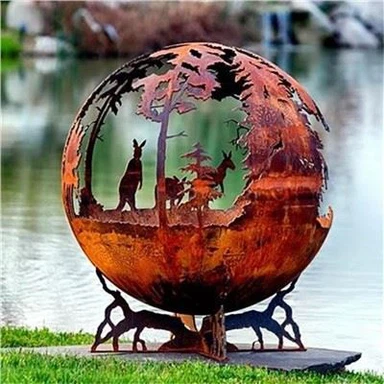 Steel Garden Fire Pit