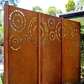 Corten Steel Wall Screen