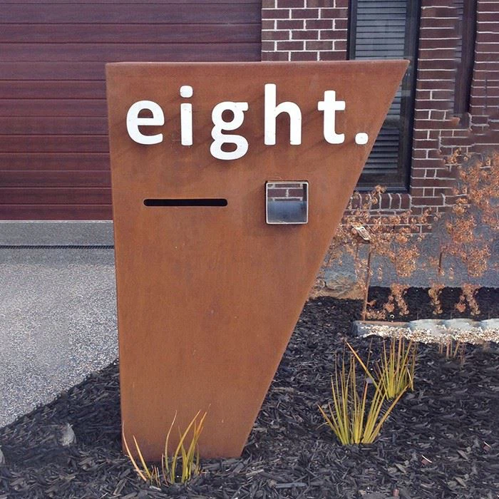Garden Use Corten Steel Mailboxes
