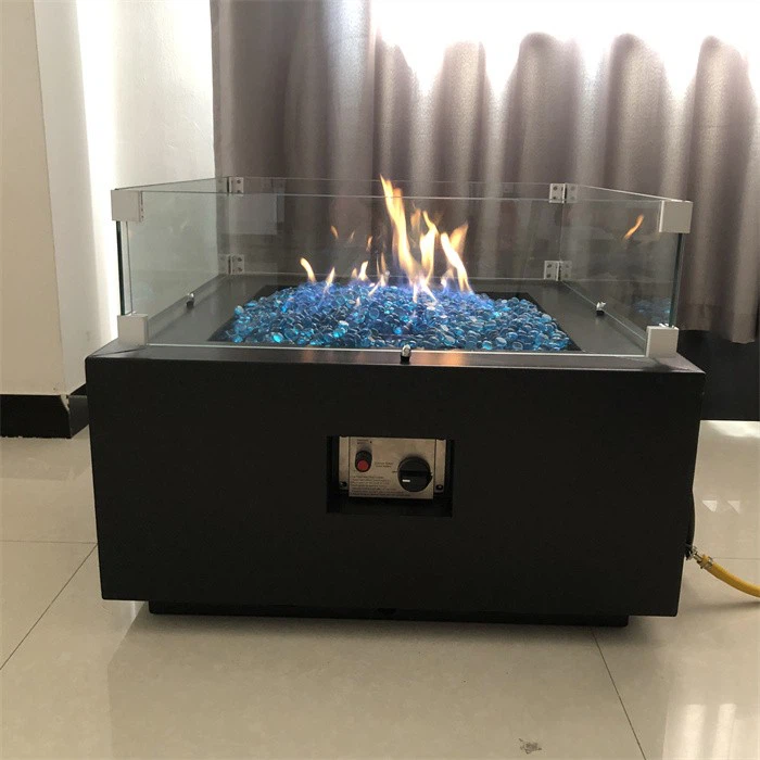 Outdoor Corten Natural Gas Fire Pit