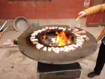 Patio Wood Burning BBQ Firepits factory