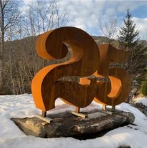 Corten teräskoristeet
