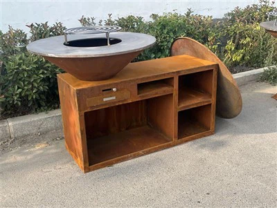 Garden Bonfire Corten Steel Suuri Fire Pit