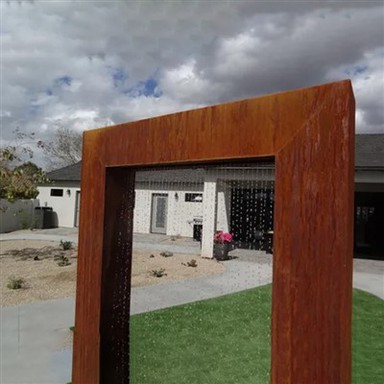 Steel Water Features Waterfall